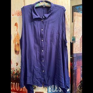 XXL Fever brand button down tank